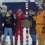 Ron Ritch at the North Pole celebrating with fellow Canadians. (1991)